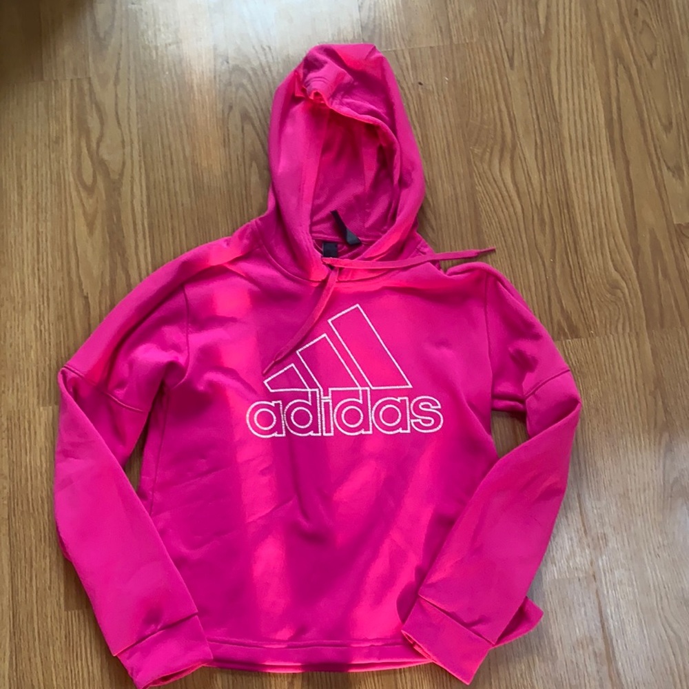 Adidas women’s pink hoodie